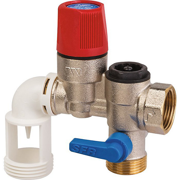 Groupe de sécurité coudé - Inox - Watts industries - 3/4'