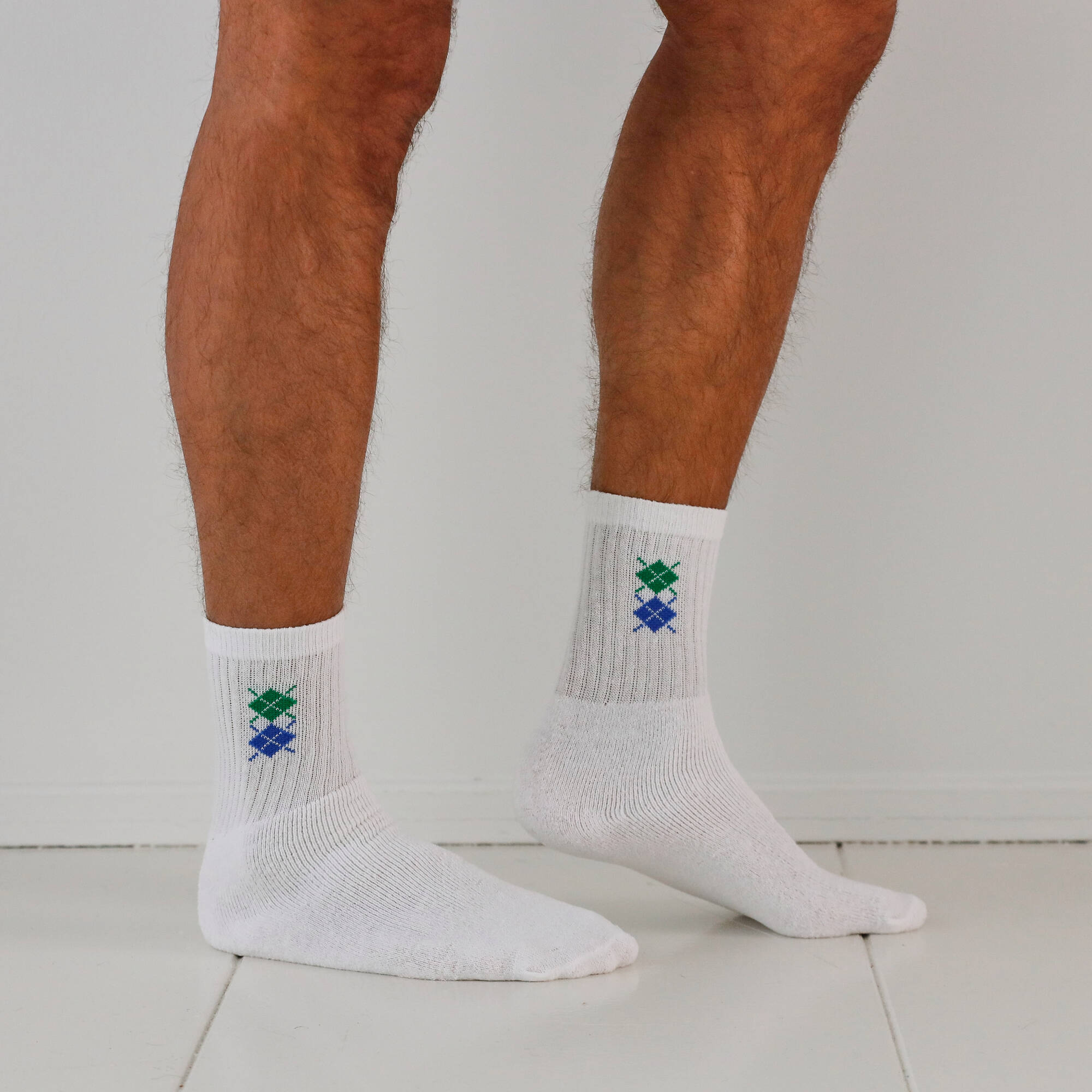 Mi-chaussettes motifs sport - lot de 10 paires