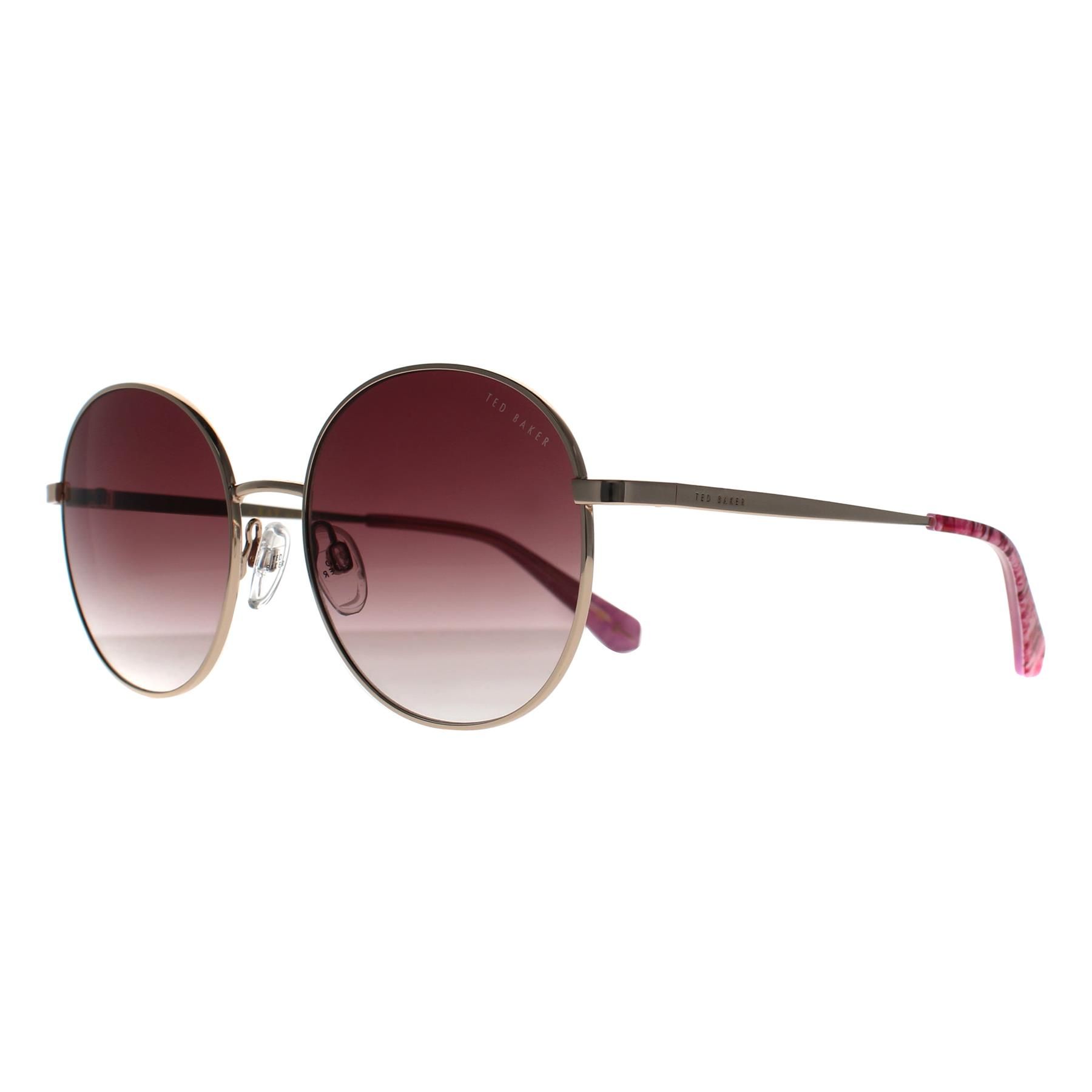 Ted Baker Round Gold Brown Gradient TB1744 Viola