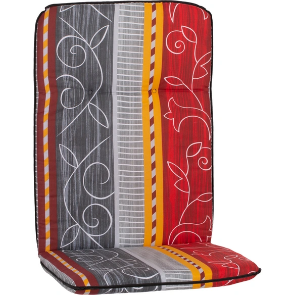 Hochlehner »Elmira«, 4er Set mit grau rot gelb Ranke,114x47cm