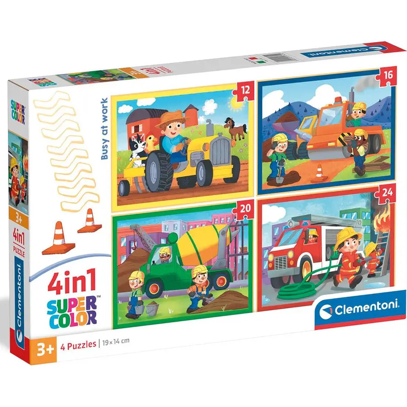 Puzzle 4er-Set Arbeit