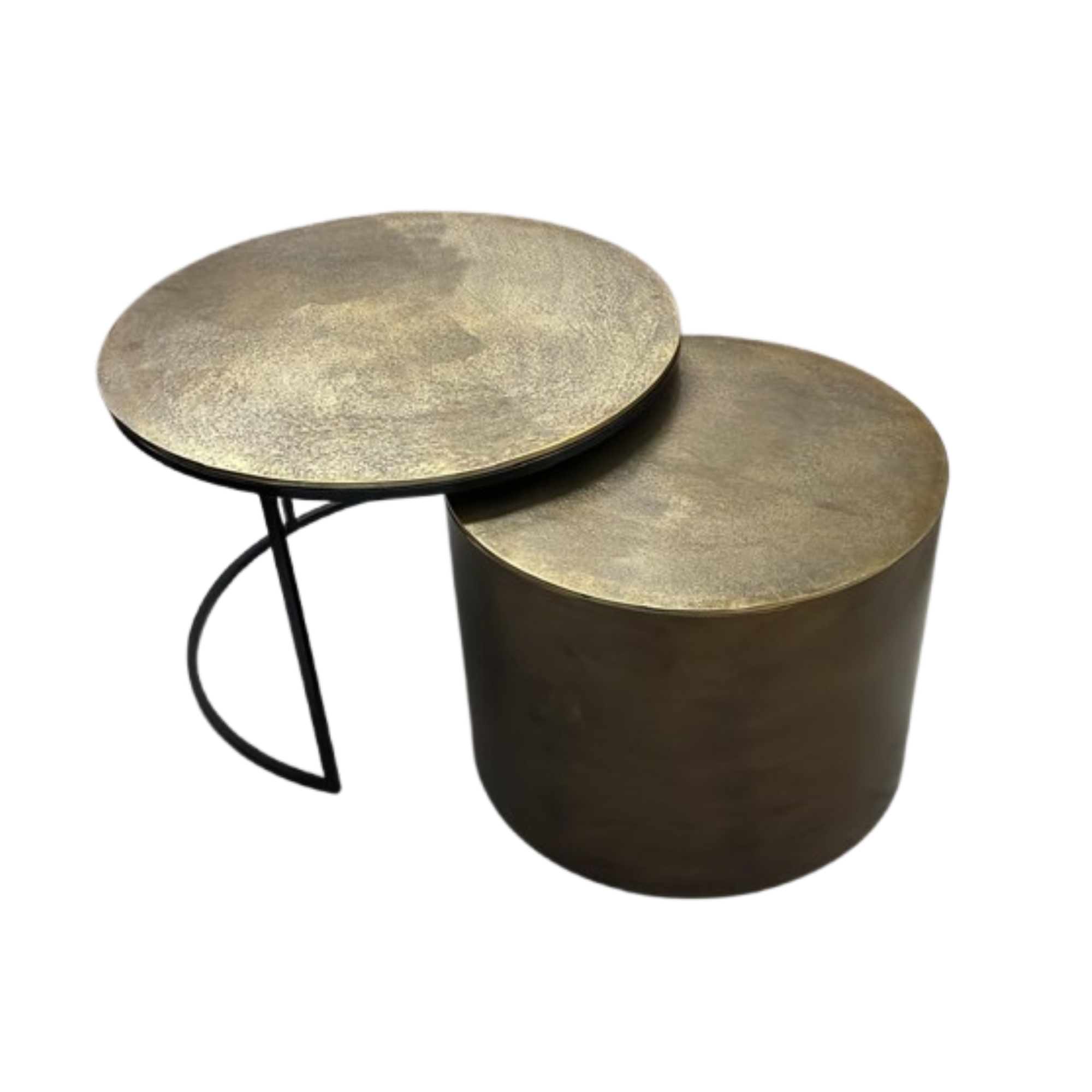 Starfurn salontafel Luna - goud - 75x75x45cm