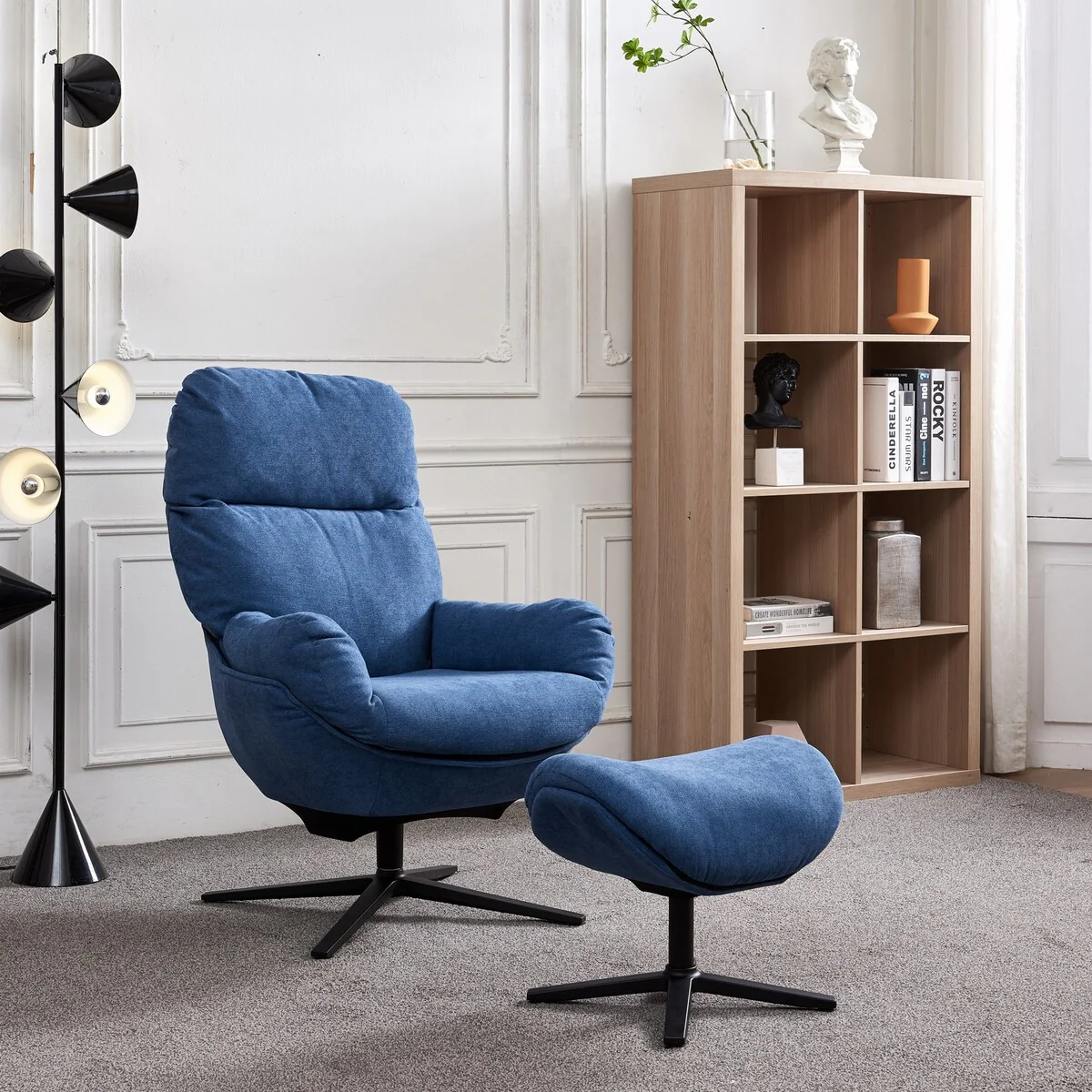 Colette Glider Chair With Ottoman