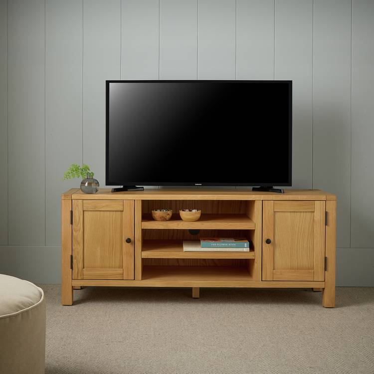 Habitat Finchley 2 Door TV Unit - Natural