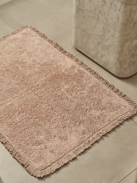 Bademåtte KARLSVIK 60x90cm mørk sand