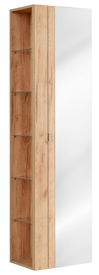 Szafka wysoka z lustrem 171 cm CAPRI DĄB