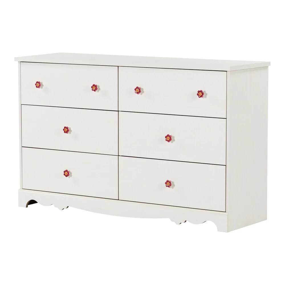 South Shore Lily Rose 6-Drawer Double Dresser
