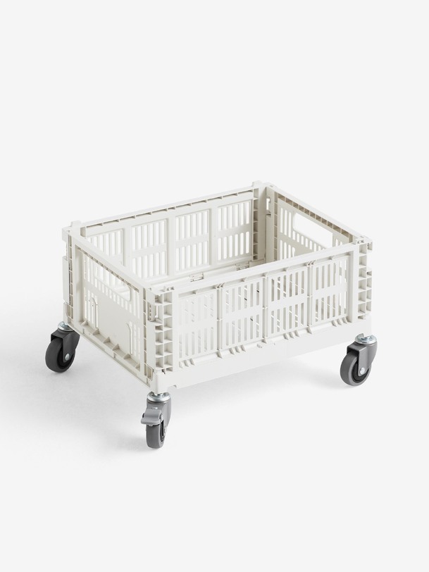Set de 4 roulettes - colour crate - hay gris