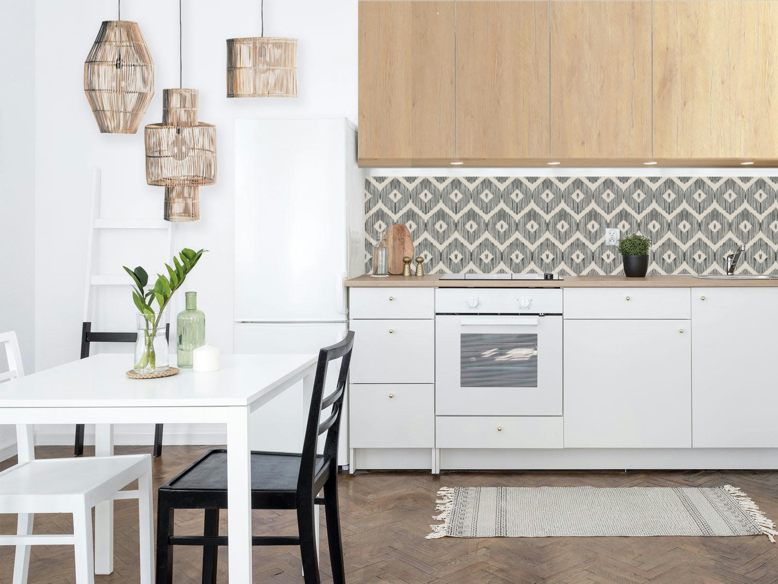 - Crédence adhésive ikat 40cmx2m