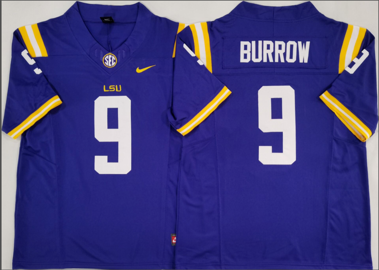 Joe Burrow NCAA LSU Tigers Nike Vapor Limited Jersey