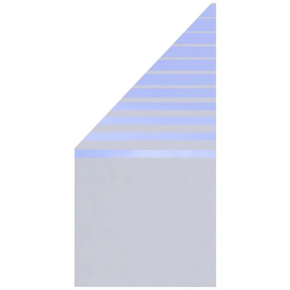 Anschlusselement, BxHxT: 90 x 180 x 0,8 cm, für System Zaun
