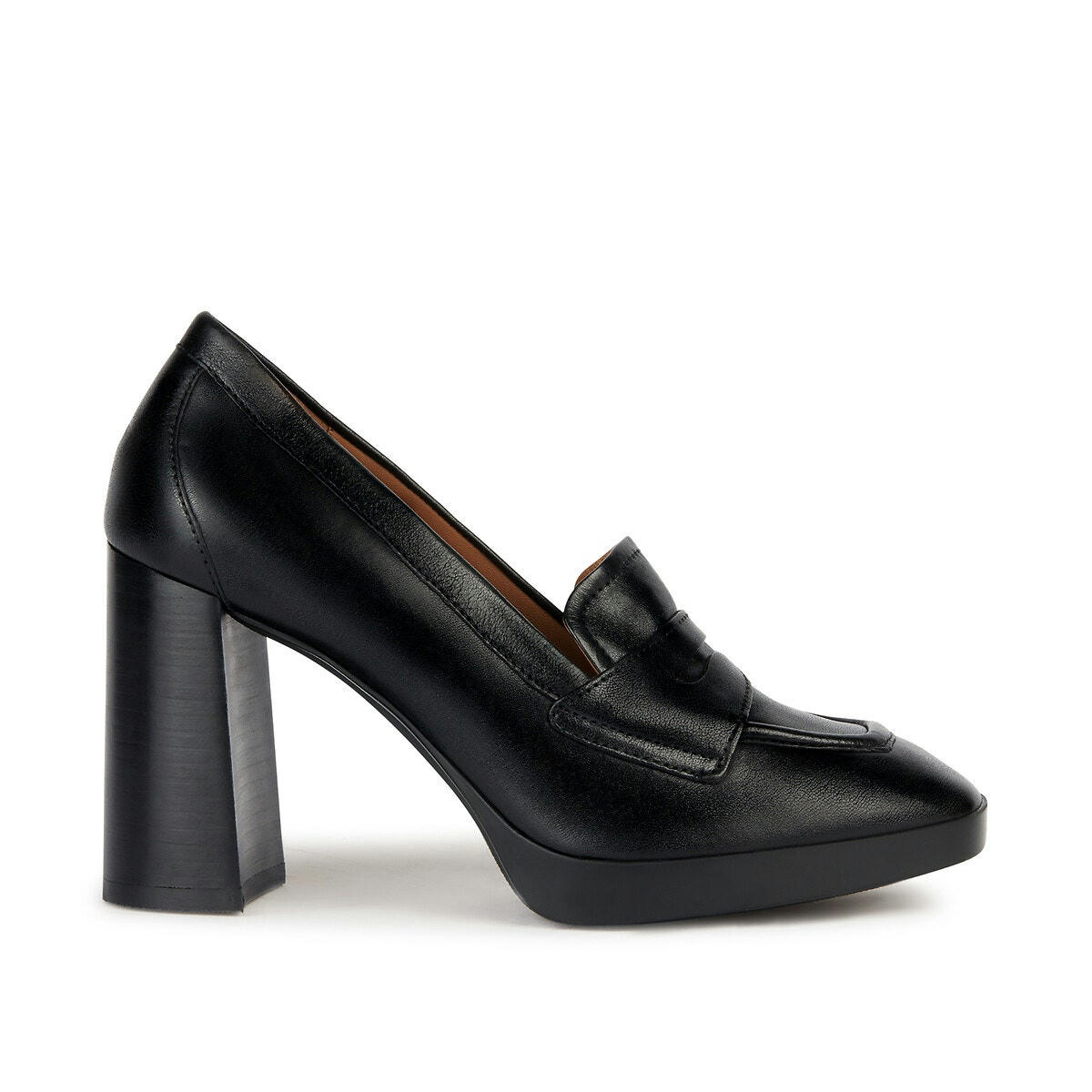 Mocassins cuir respirants à talon Teulada