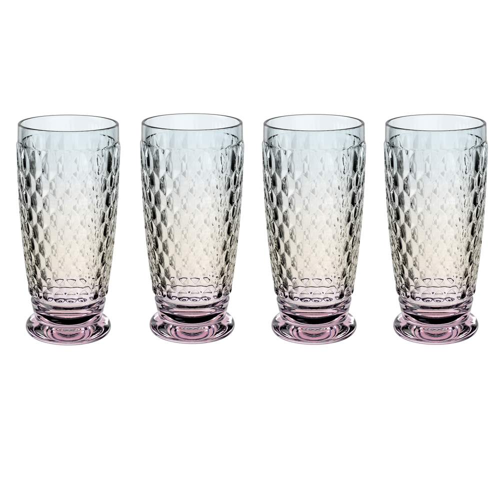 Boston Highball glass - Multi-colored, 10.2 oz, crystal glass