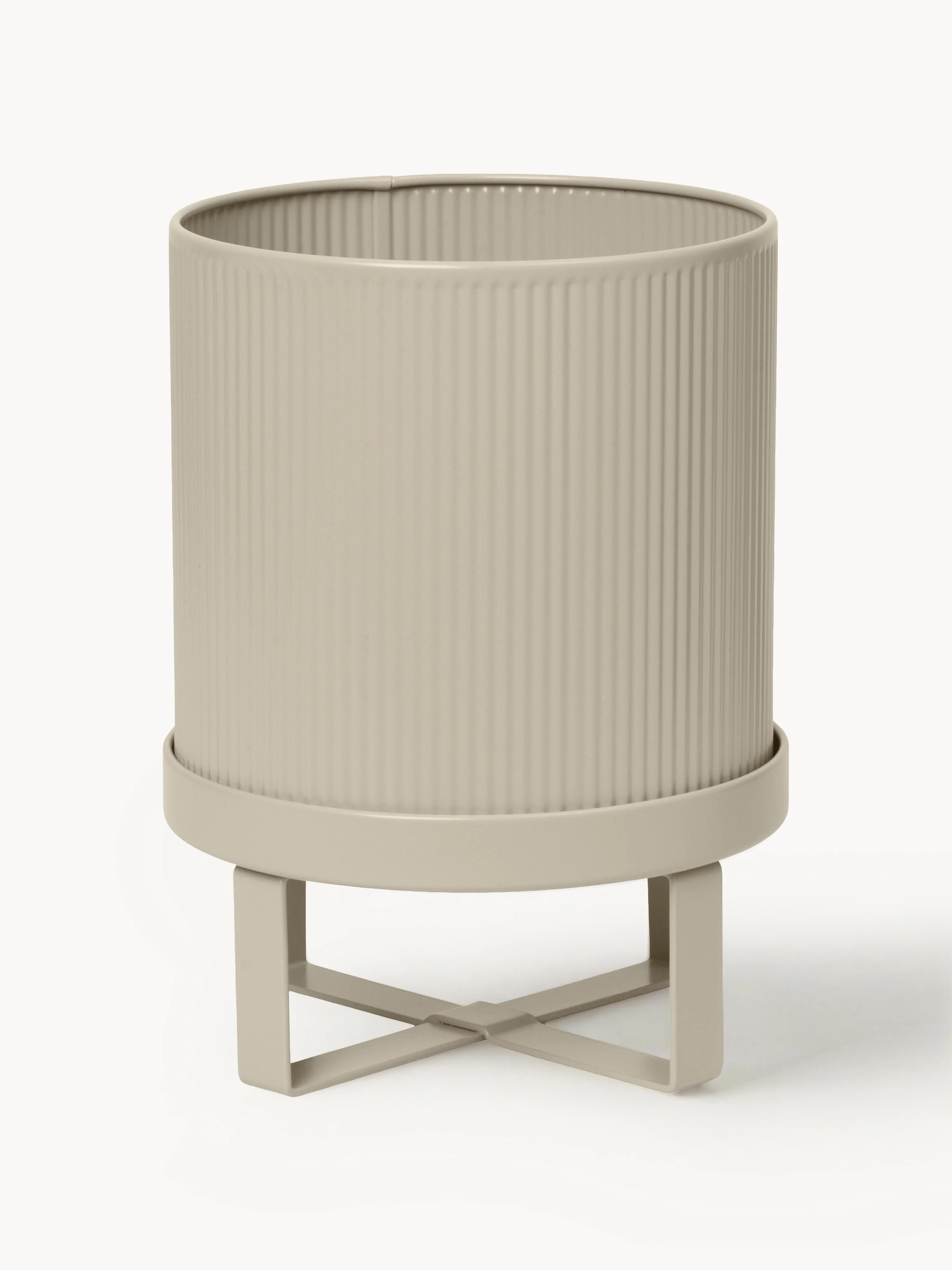 übertopftopf Bau mit geriffelter Oberfläche, H 24 cm