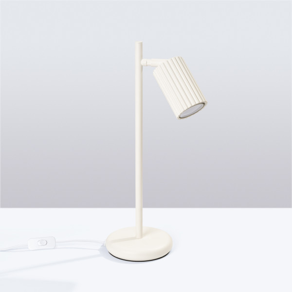 Lampka biurkowa GRAVIO beżowy 1xGU10x10W IP20 Pure Lume