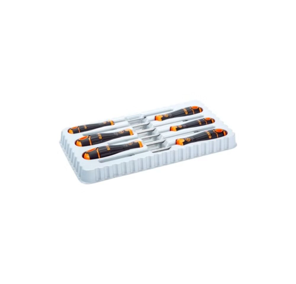 SKRUTREKKERSETT BAHCO 6DELER SPOR/PH/PZ
