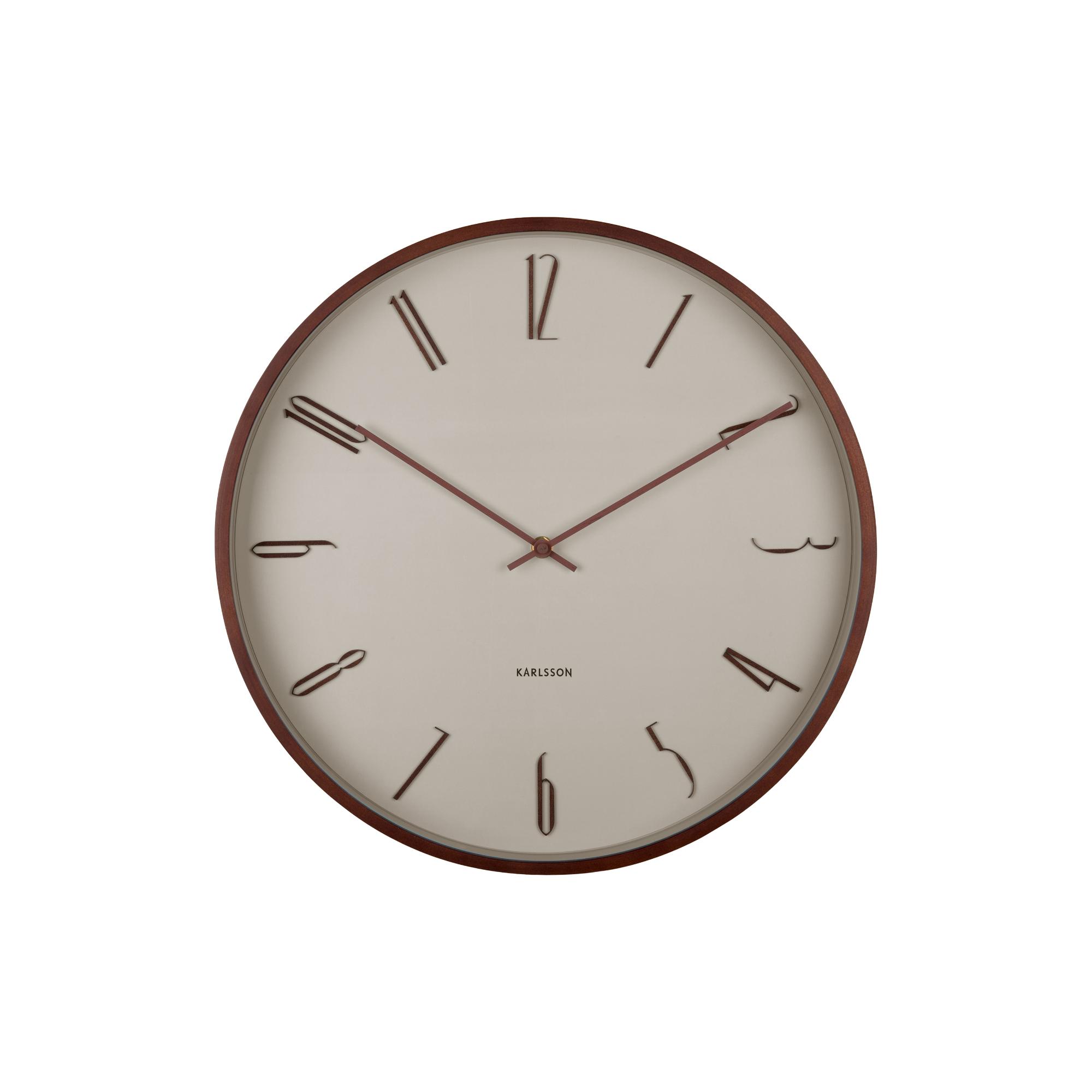 Karlsson wandklok Scandia - grijs - Ø40cm