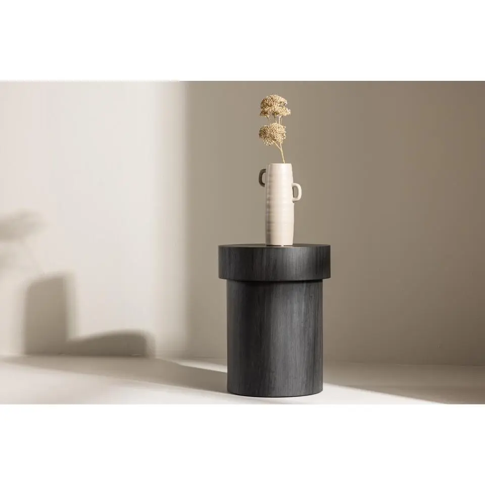 Svea - Costanza ronde bijzettafel - ?35 cm - zwart