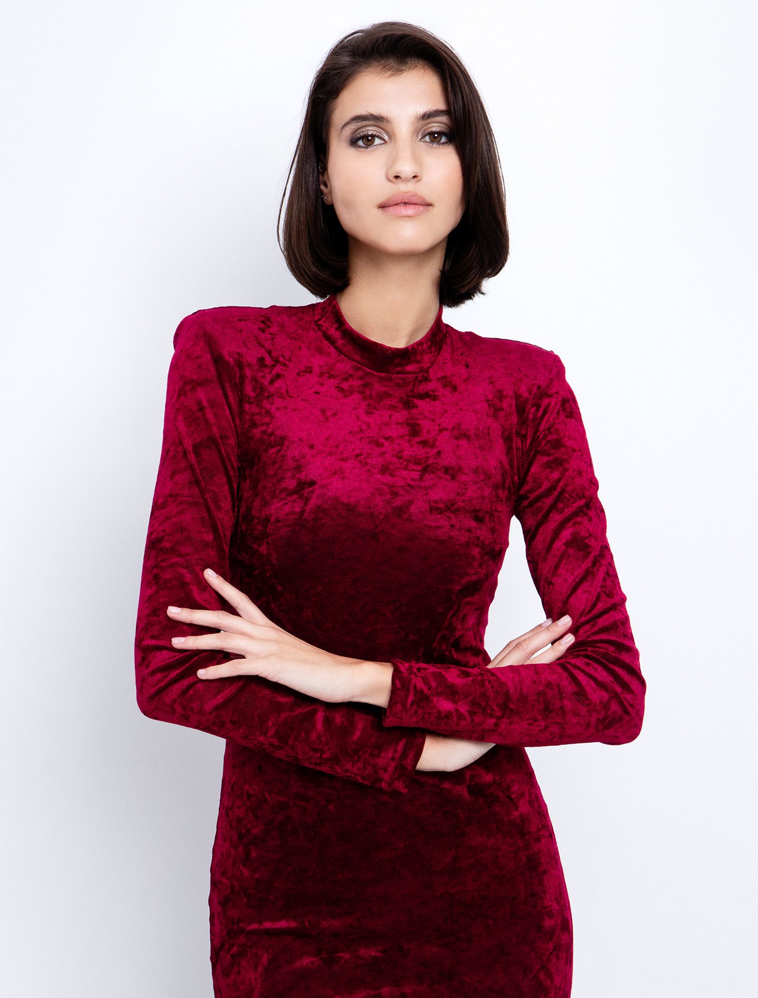 Xmas: Velvet φόρεμα με βάτες