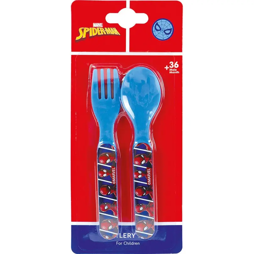 Besteckset 2-teilig Spiderman
