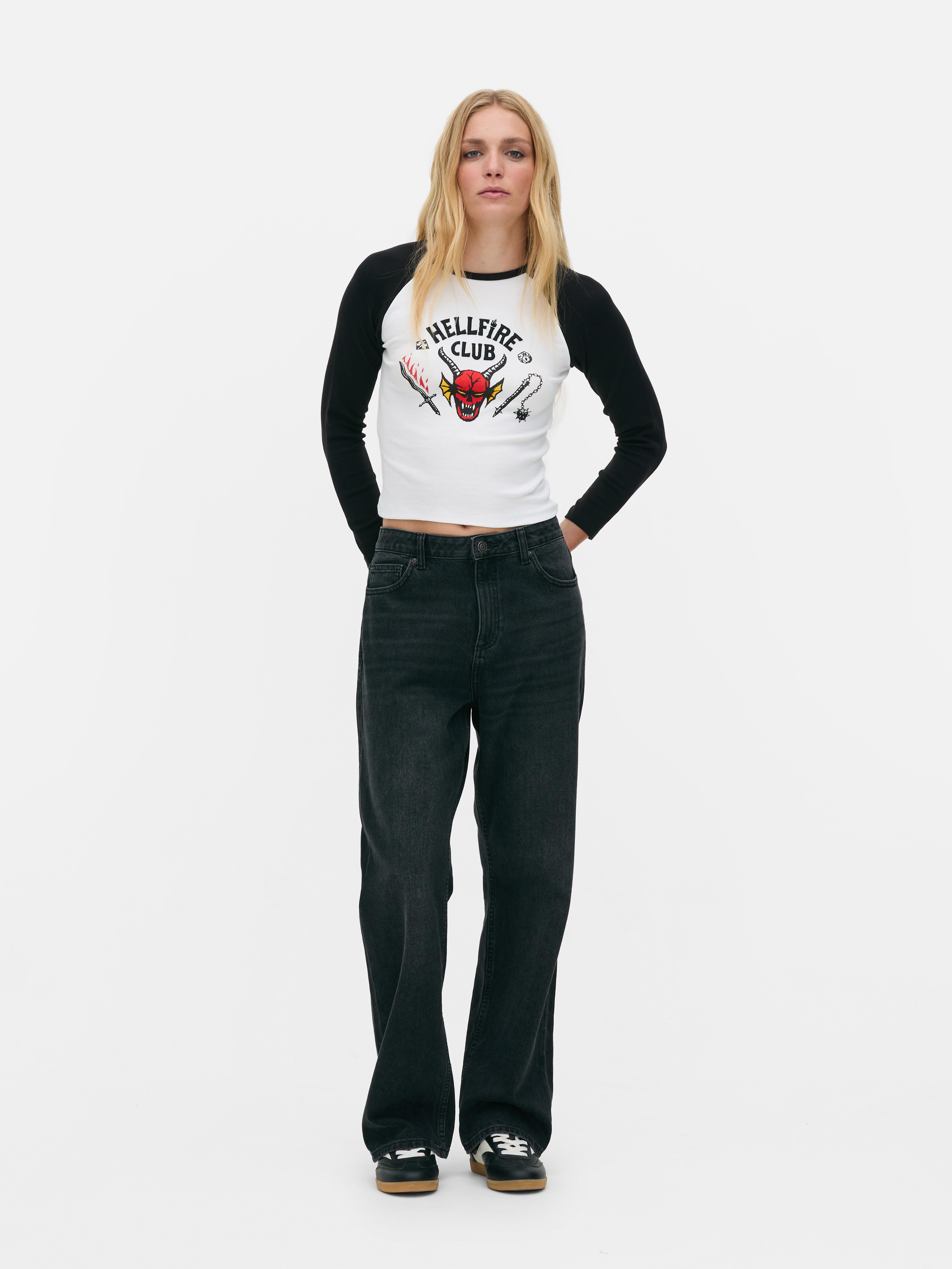 Stranger Things Long Sleeve Raglan T-Shirt