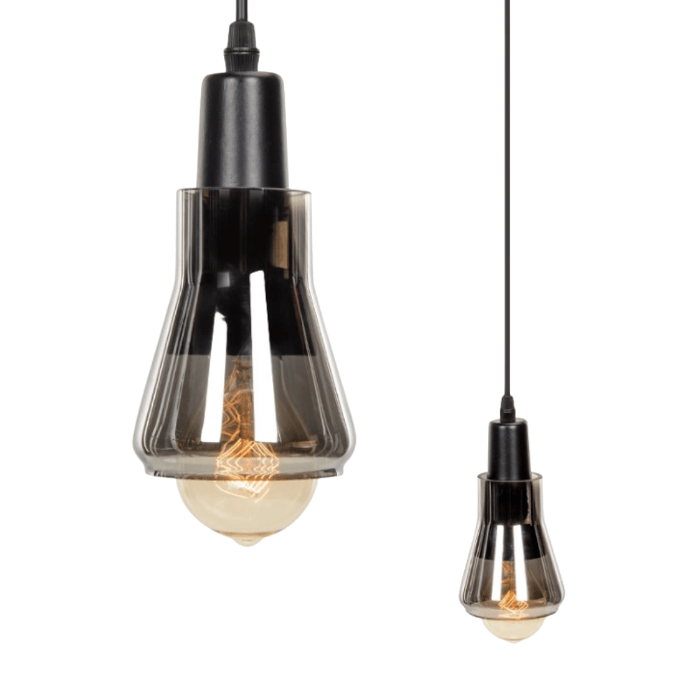 Lampa Wisząca ABRAM 80 Nowoczesna Szklana Vintage