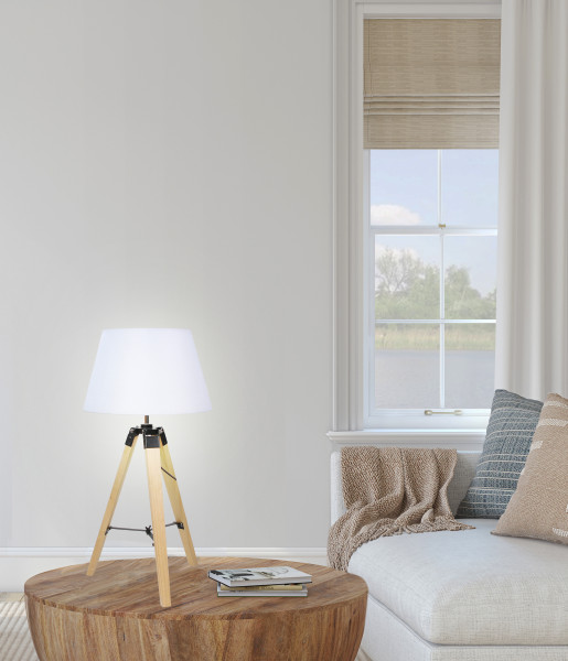 Lampa gabinetowa LUGANO 1x60w e27 beżowy   abażur o tym samym indeksie