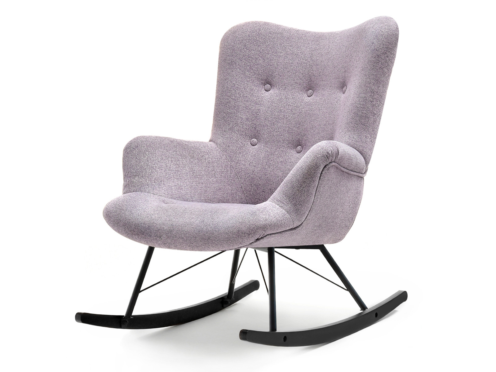 Pudrowy Fotel Lauren Retro I Glam Salon I Biuro