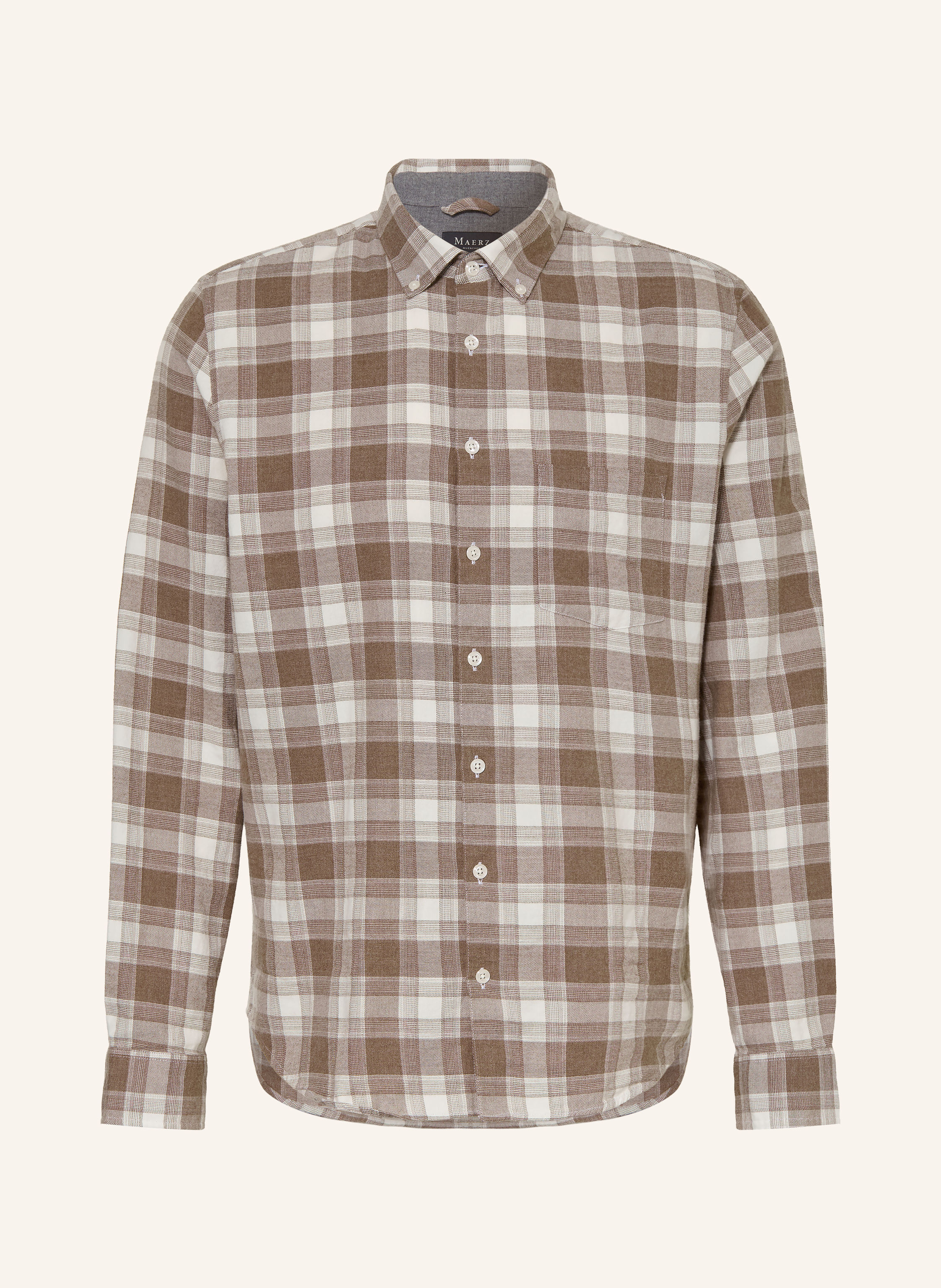 MAERZ MUENCHEN Flanellhemd Modern Fit