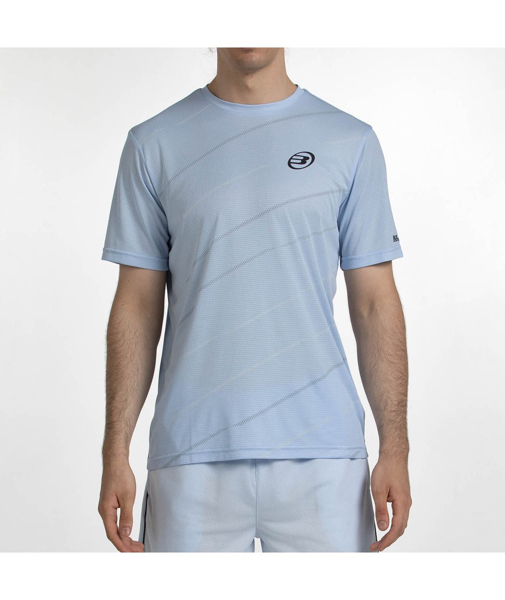 CAMISETA BULLPADEL CASINAS AZUL GLACIAR