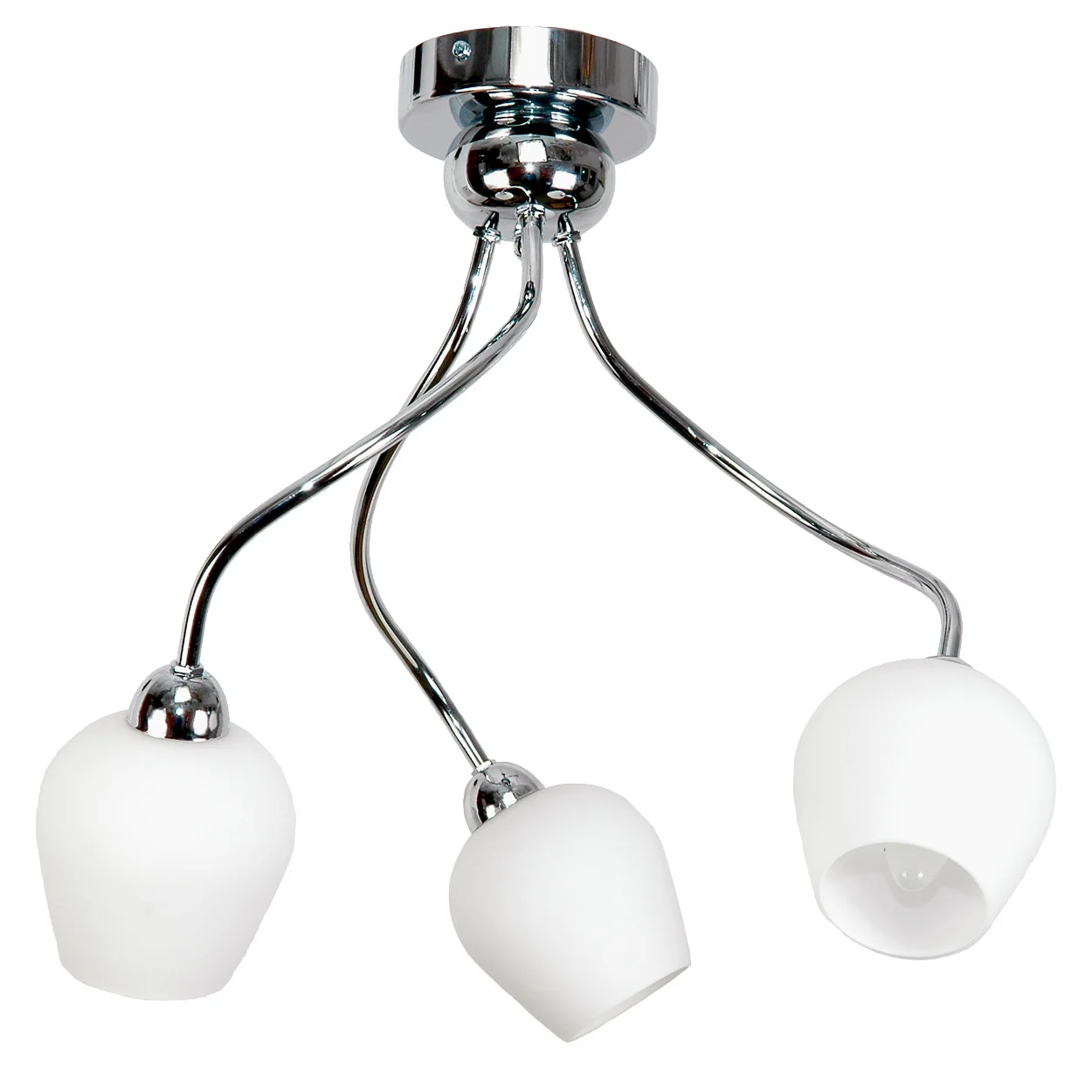 Lampa sufitowa chrom do kuchni glamour EDYLIT 3xE14 MAXIMUS 7-172