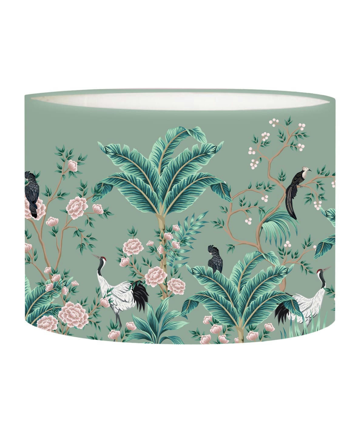 COLORS - Abat-jour chevet Jungle Vert Olive D: 25 x H: 20