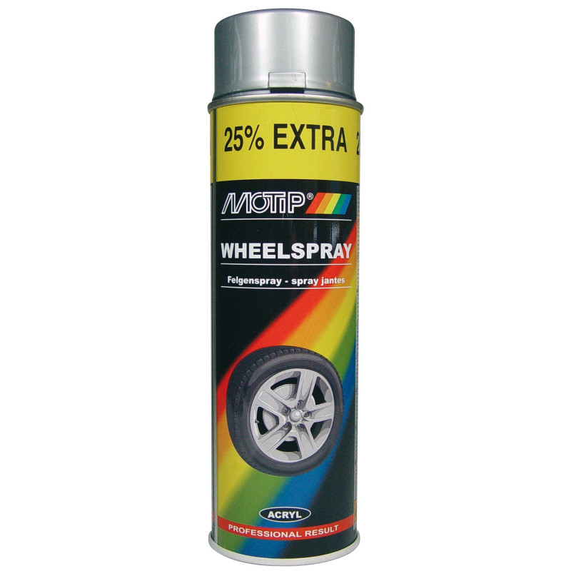 Peinture pour jantes argent 0,5 L MOTIP