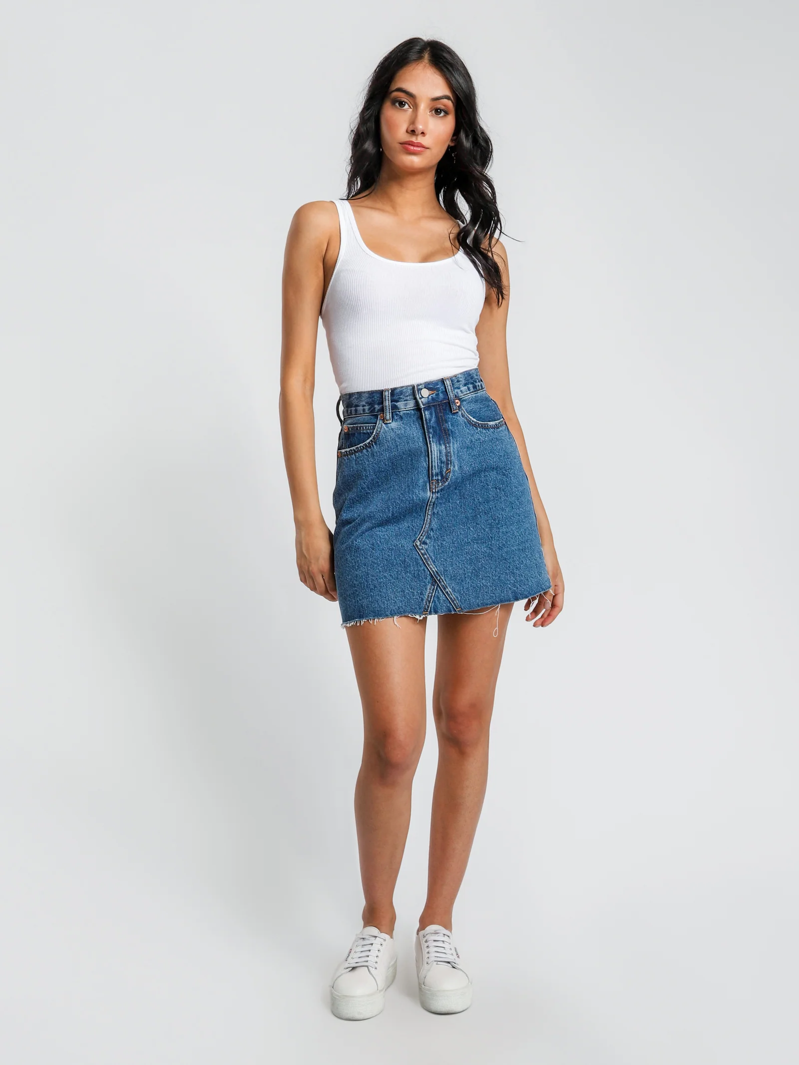 Maya Long Line Rib Tank