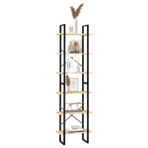 NNEVL Storage Shelf 60x30x210 cm Solid Pine Wood