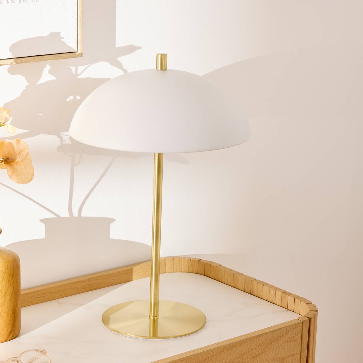 Lamp "Delcia" White, H.45 cm