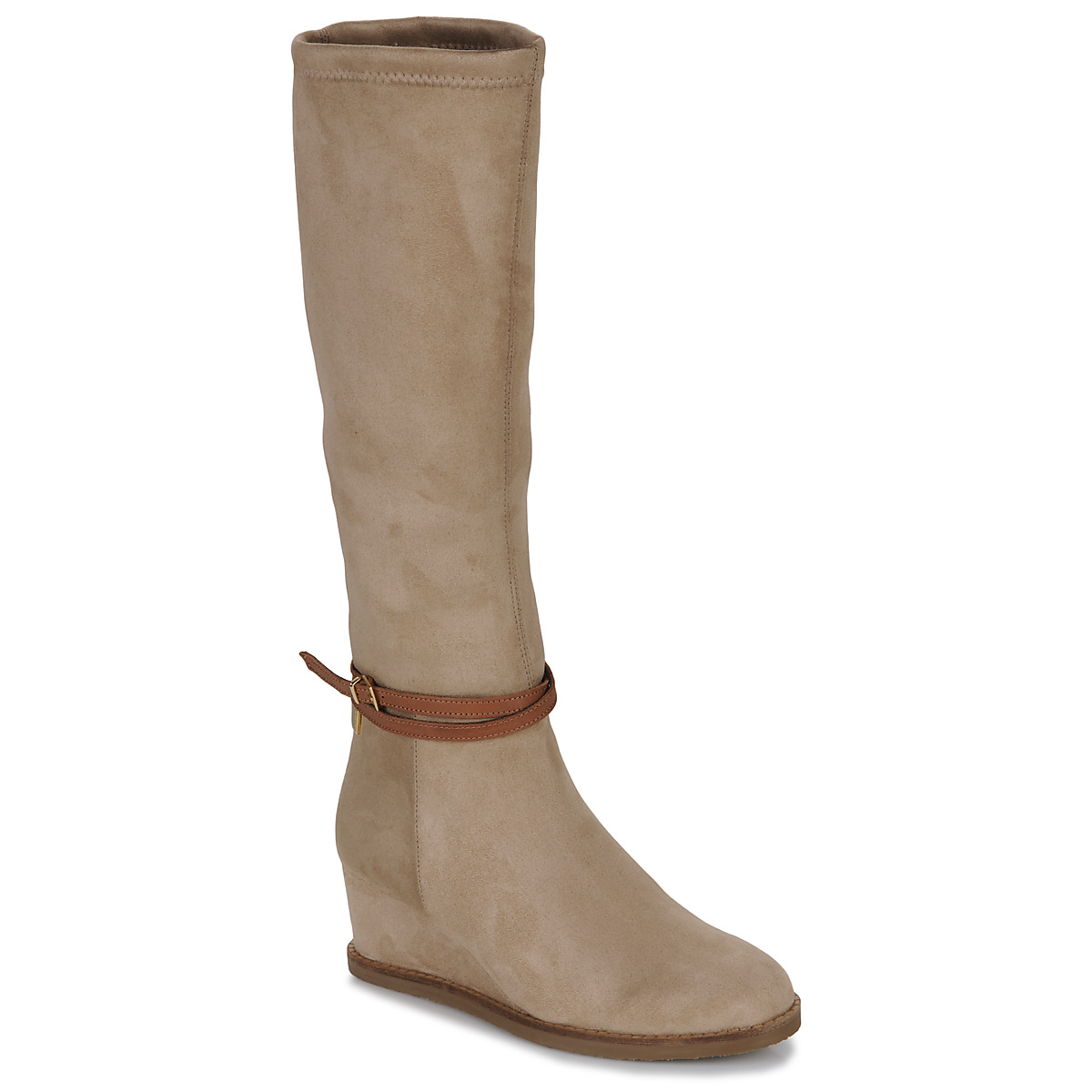 JB Martin - LOUVE - Canvas / Suede / Stretch / Beige