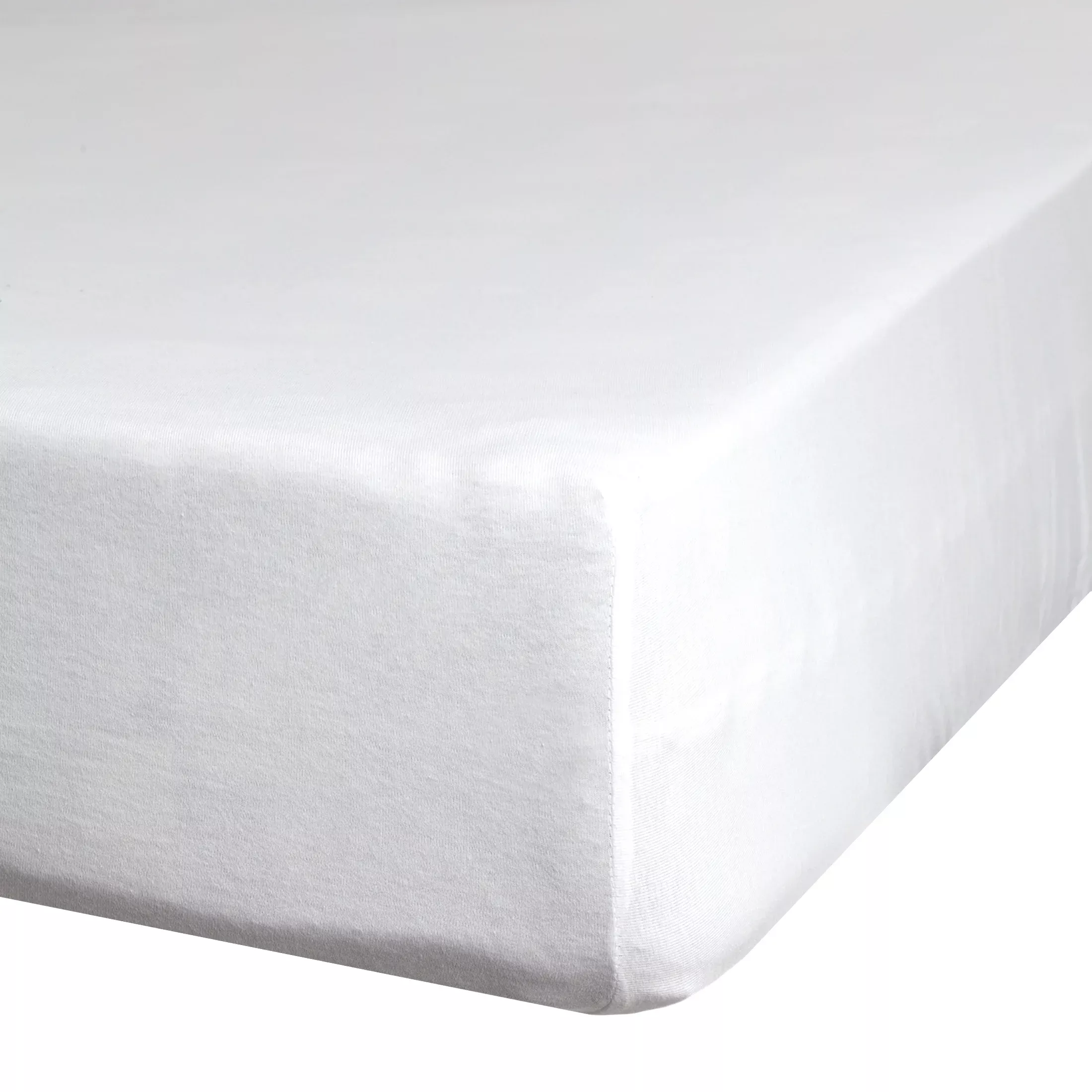 Prześcieradło jersey z gumką 180x200 cm z bawełny kolor kremowy 190 g/m2 Eurofirany Premium