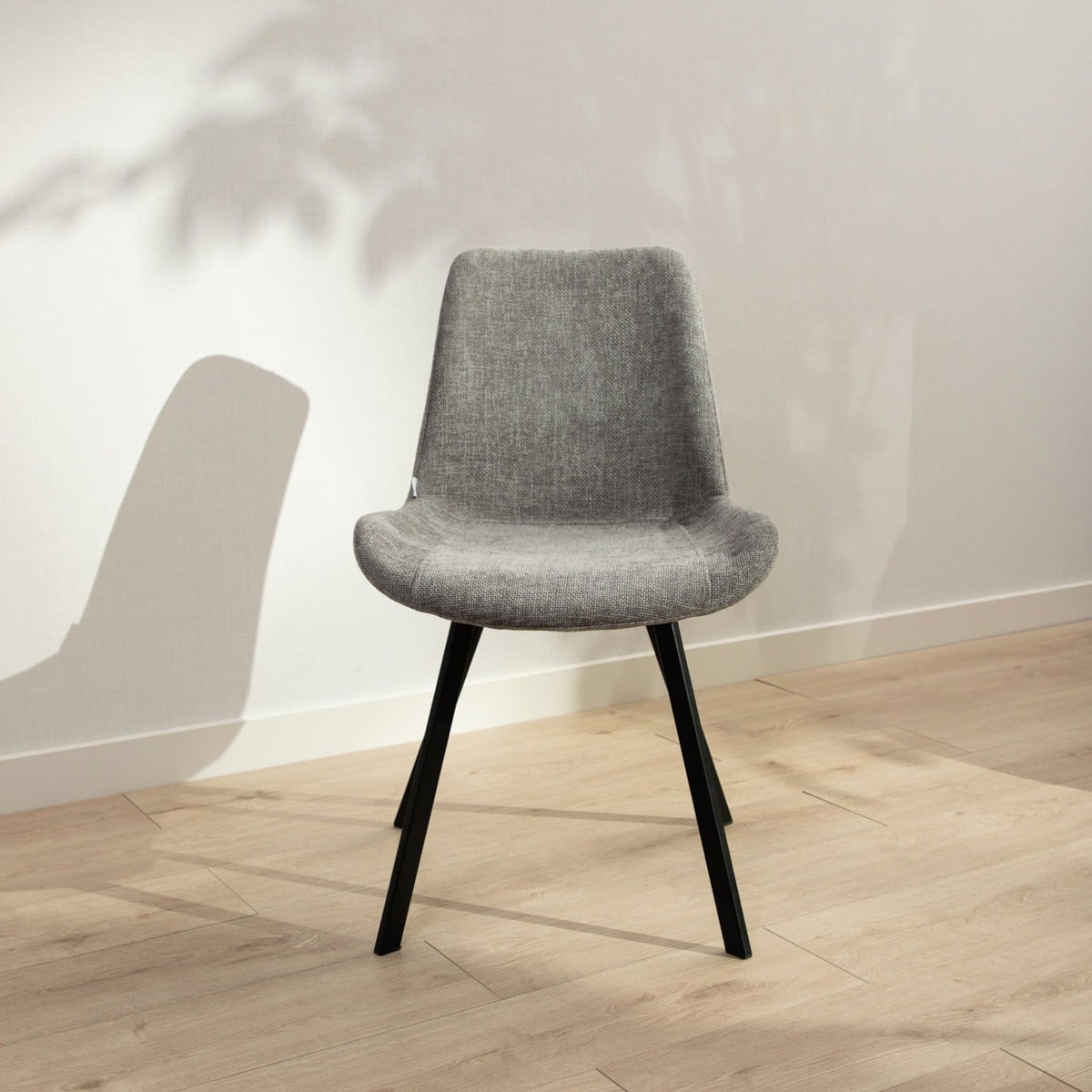 Krzesło SILLA Szare 52x60x83,5 cm