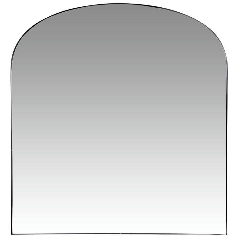LISA - Miroir arche en métal noir 80x85