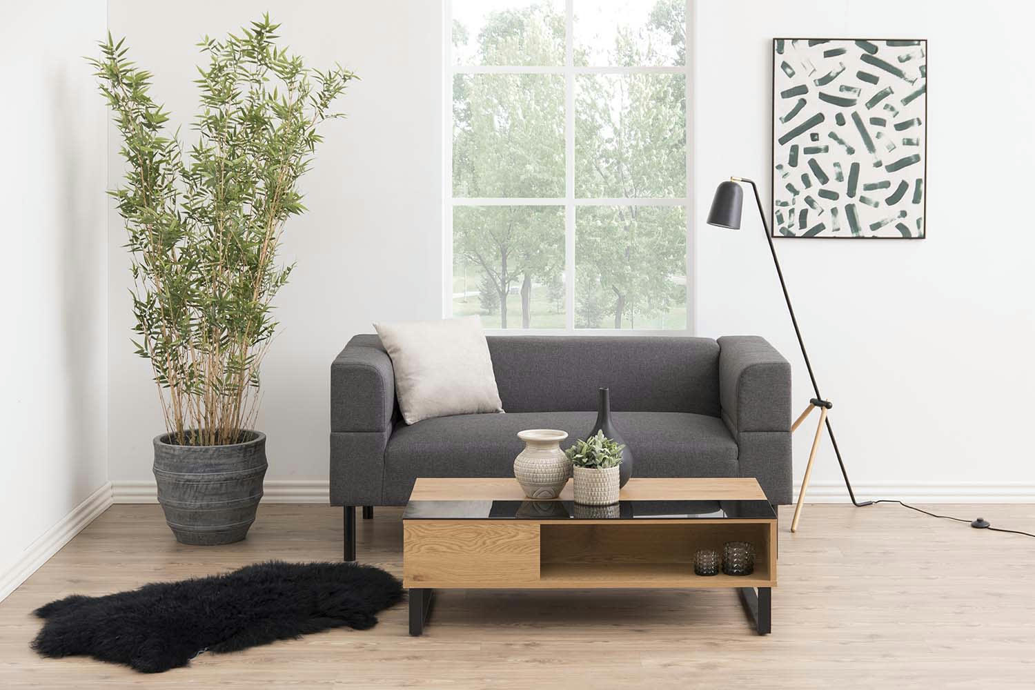 ELA - Table basse plateau relevable bois