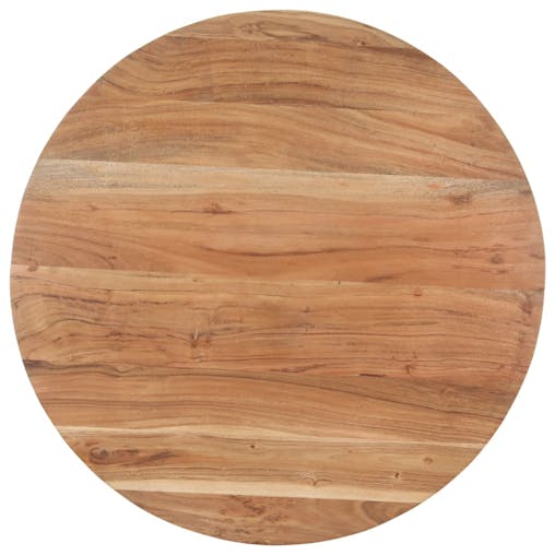 NNEVL Dining Table 80 cm Solid Acacia Wood