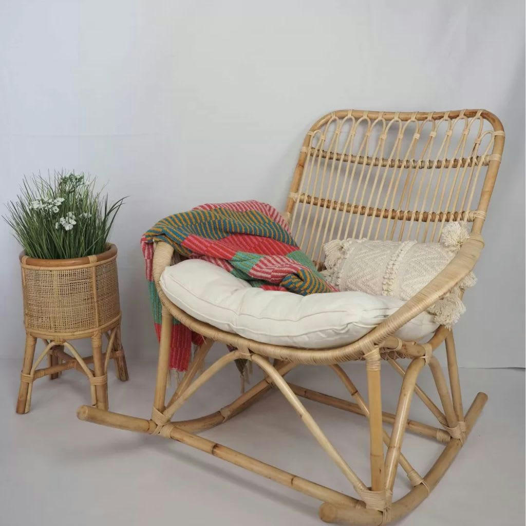 YASPER - ROCKING CHAIR - Rocking chair en rotin