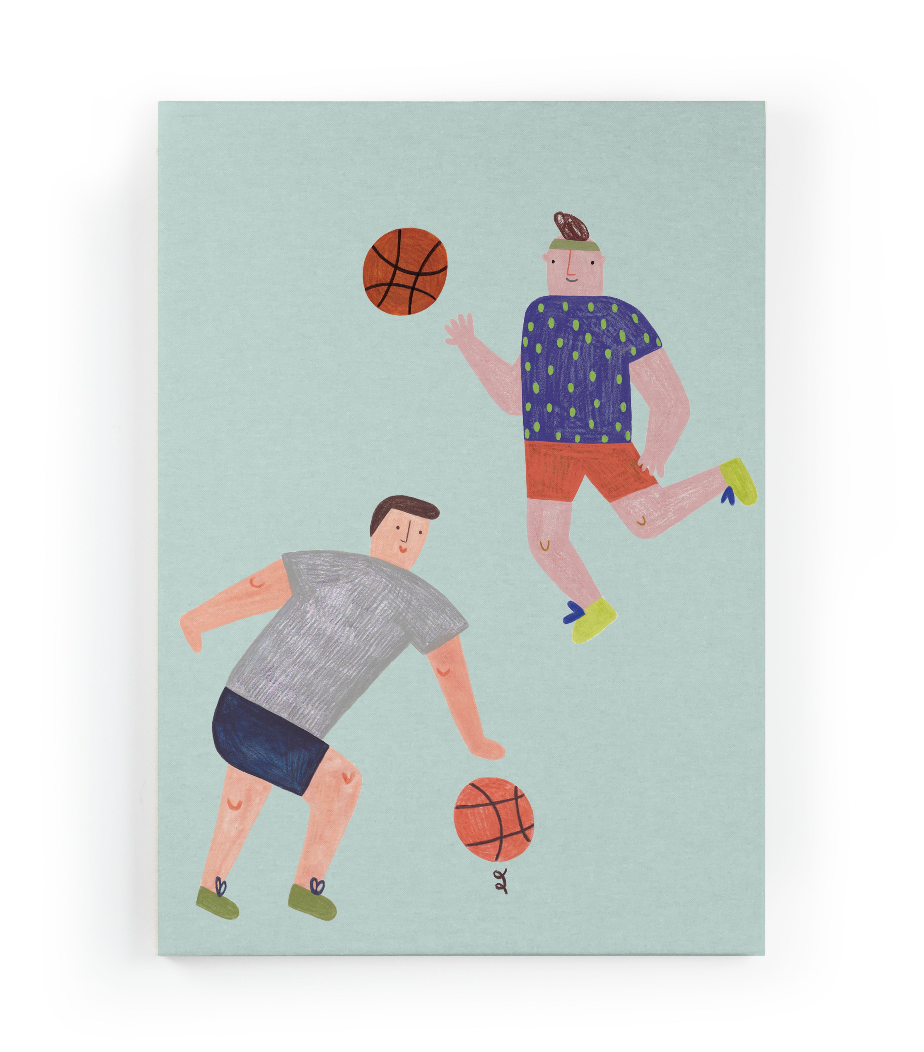 Canvas 60x40 Afdruk Basketbal