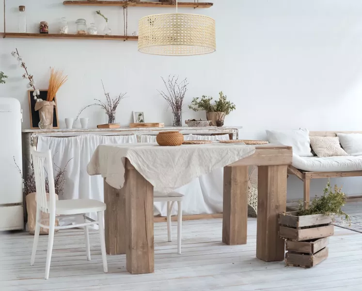 Lampa wisząca BOHO 40 rattan naturalny