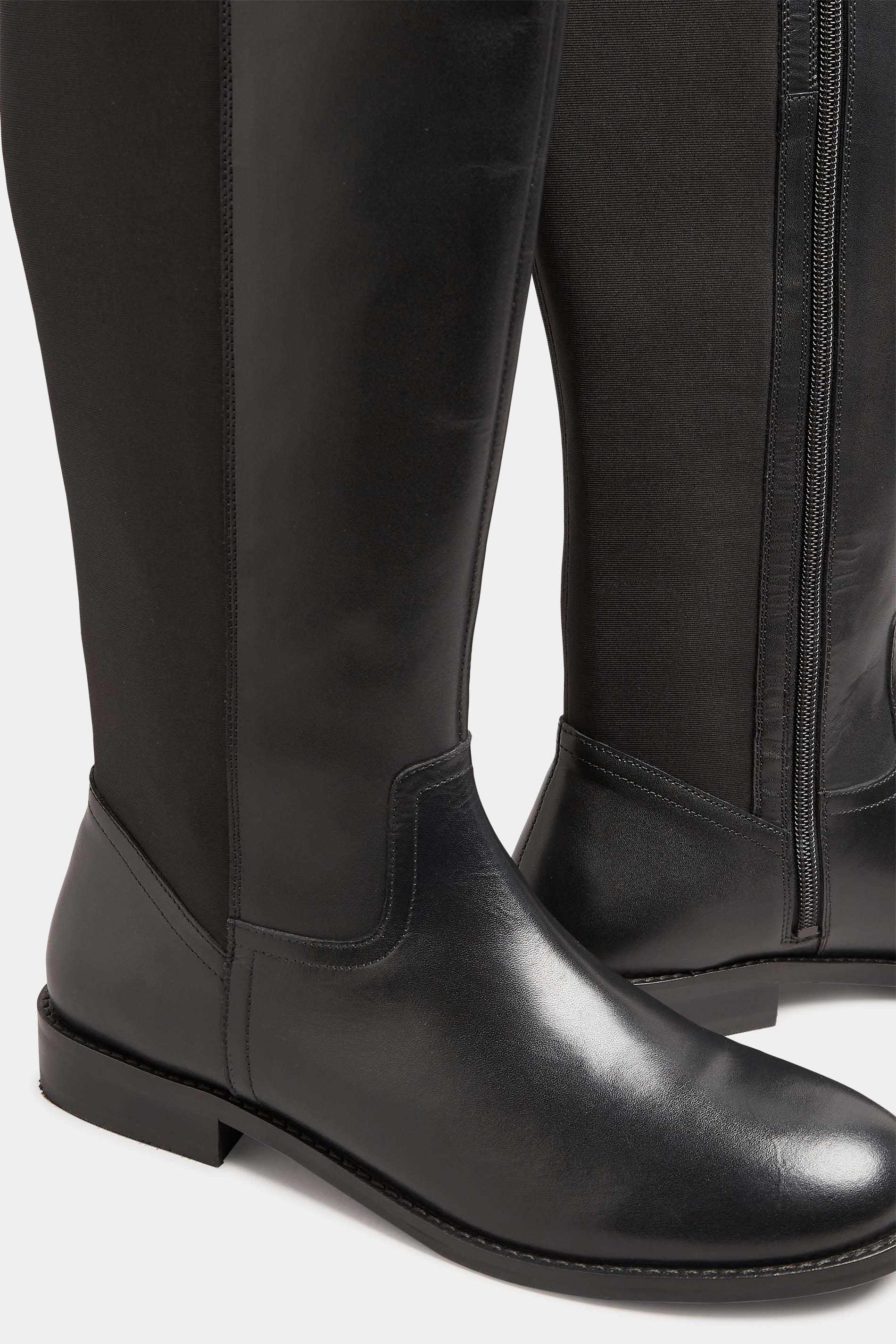 Long Tall Sally Over The Knee Leather Boots