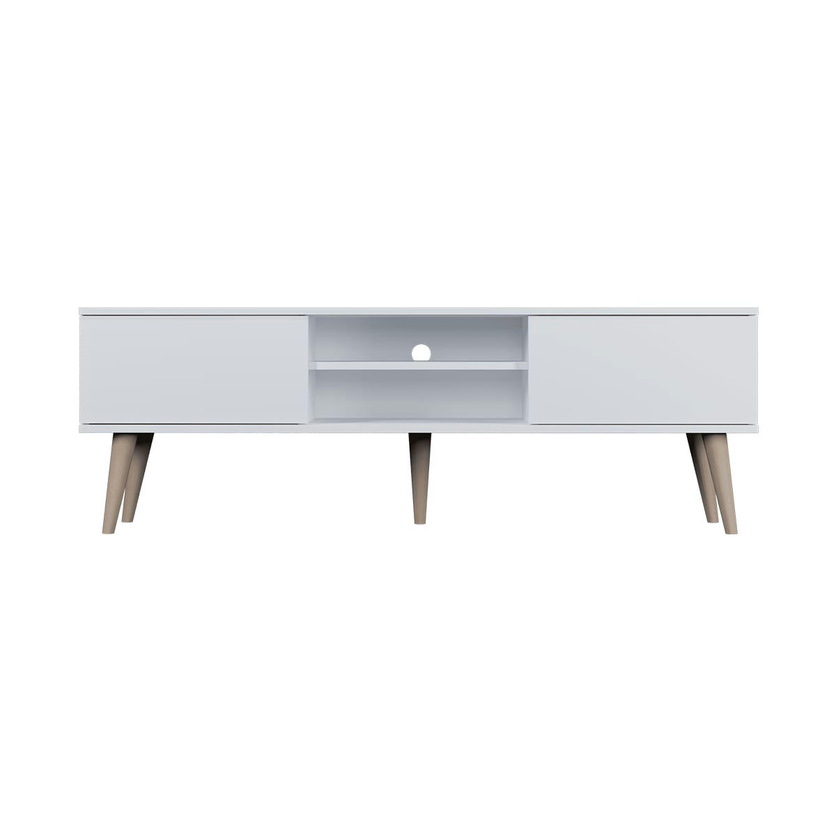 - Meuble tv 160 cm blanc