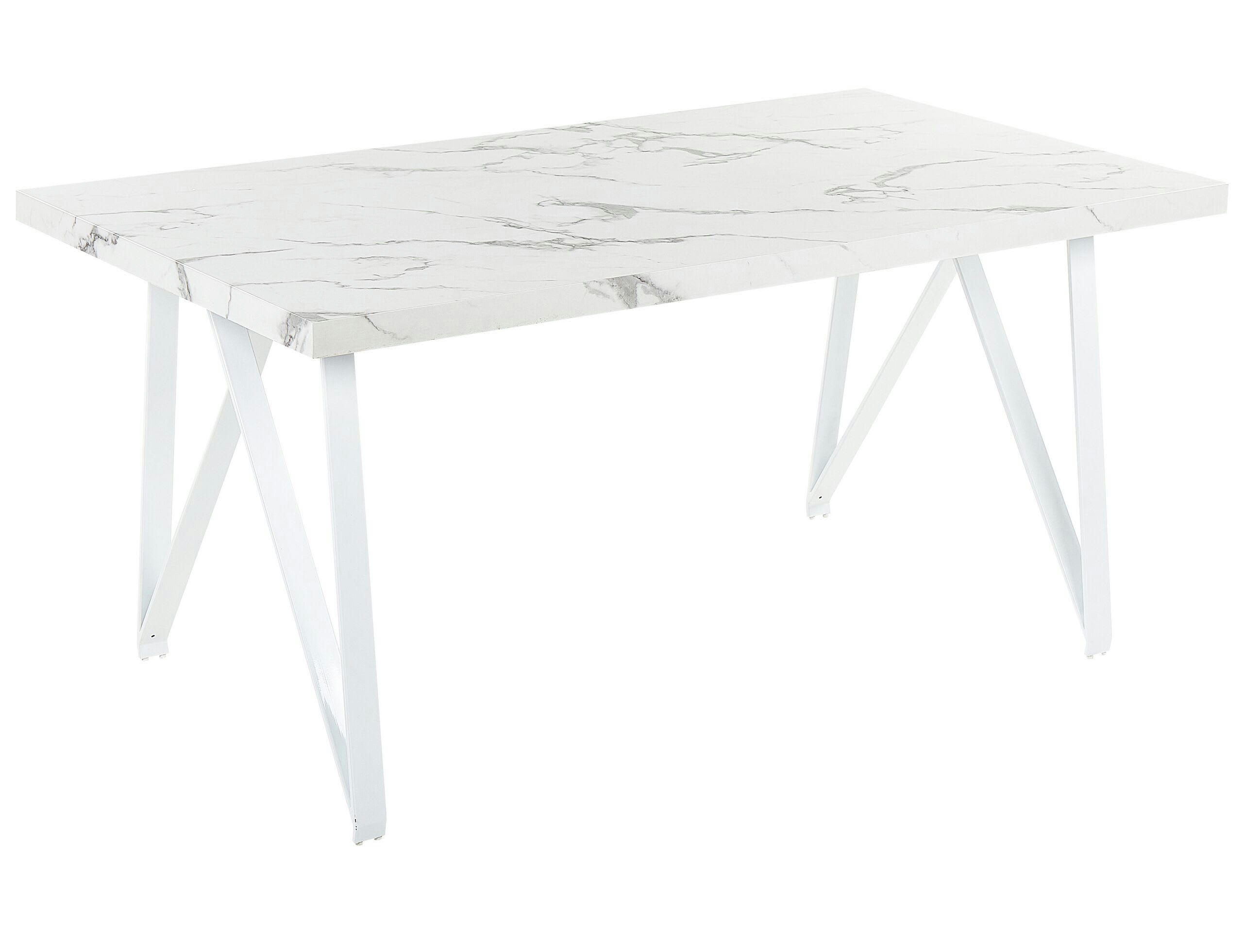 GRIEGER - Table de salle à manger en mdf 6 personnes L160