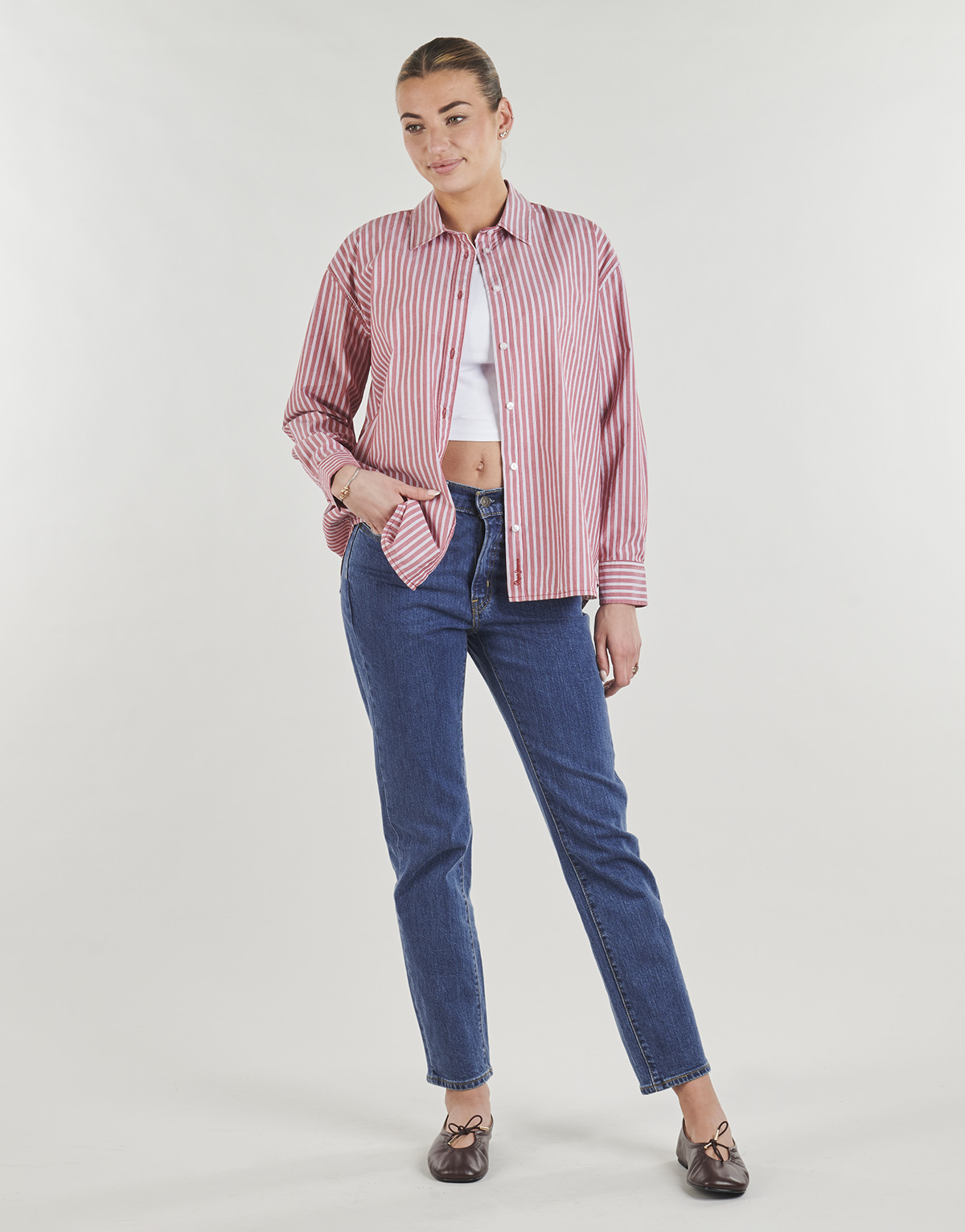 Levi's - 724 HIGH RISE STRAIGHT - Blue