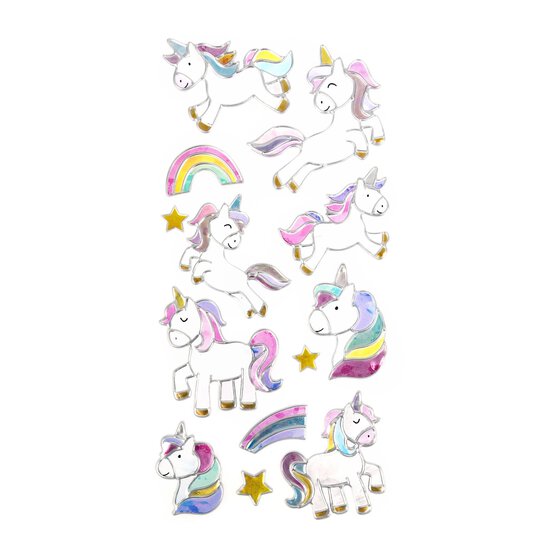 Unicorn Gel Stickers